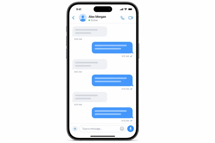 Aperçu de l'interface Telegram sur macOS avec liste et conversation